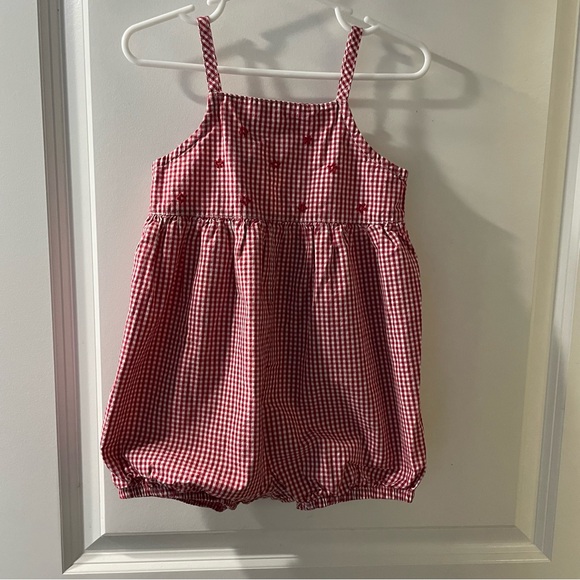 OshKosh B'gosh Other - Oshkosh Red Gingham Baby Romper